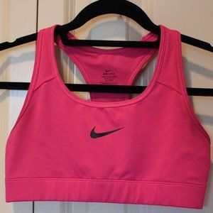 Pink Nike Swoosh Sports Bra